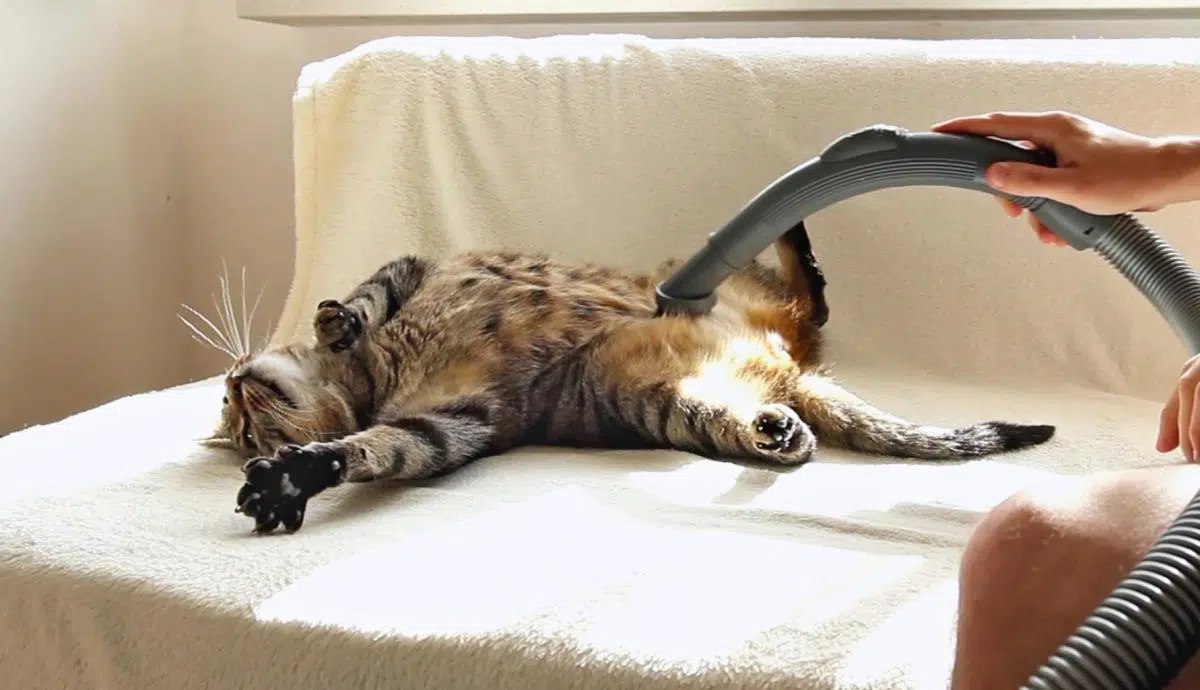 chat aspirateur