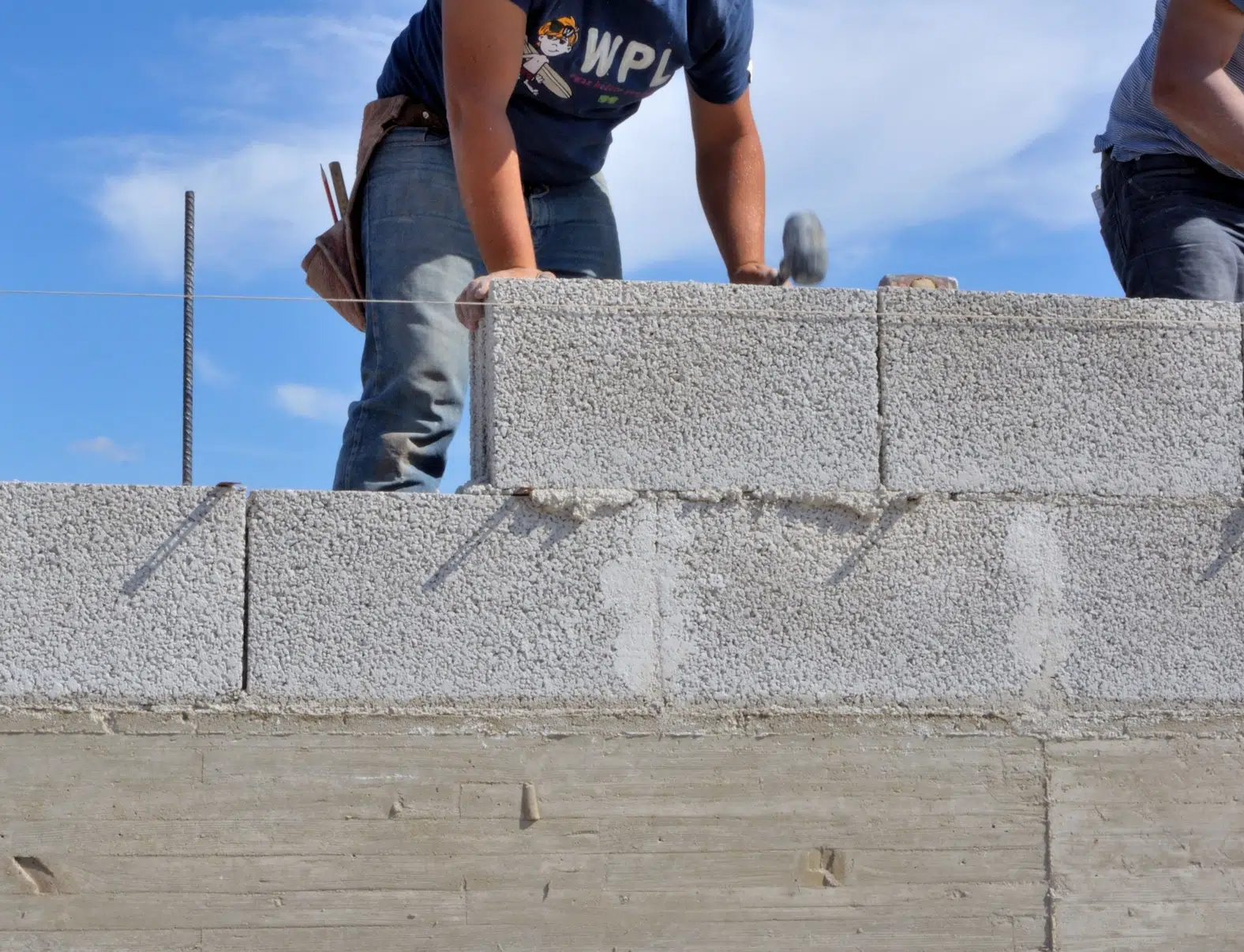 mur en parpaing