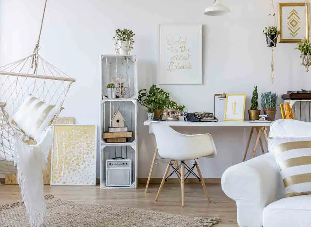 Design scandinave en blanc