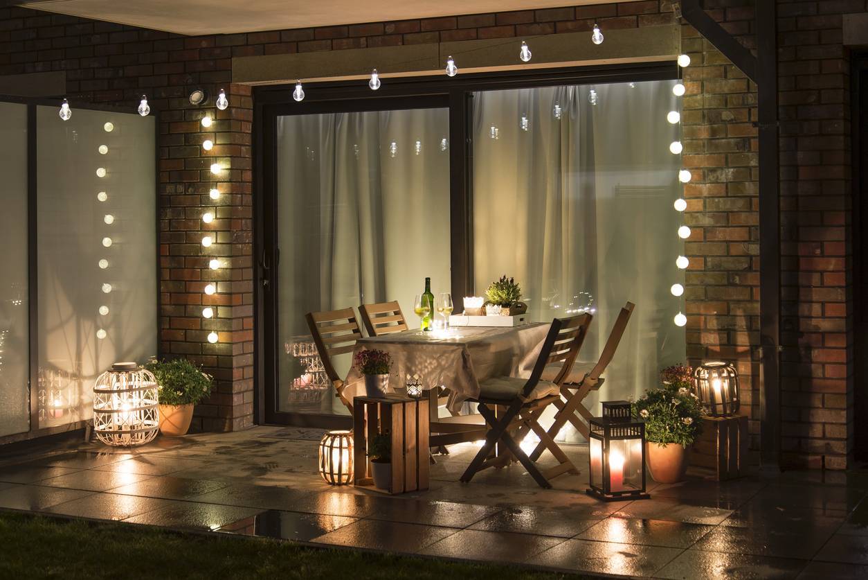 luminaires pour aménager une terrasse