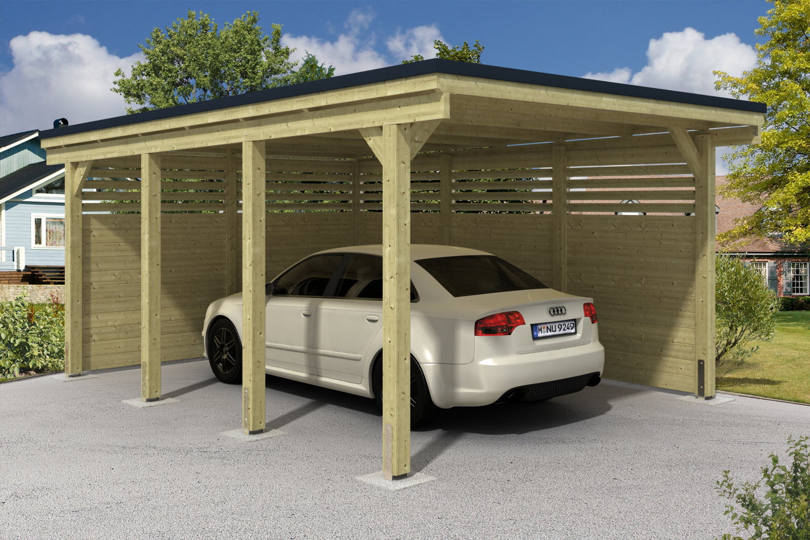 carport choisir pour la protection de votre voiture