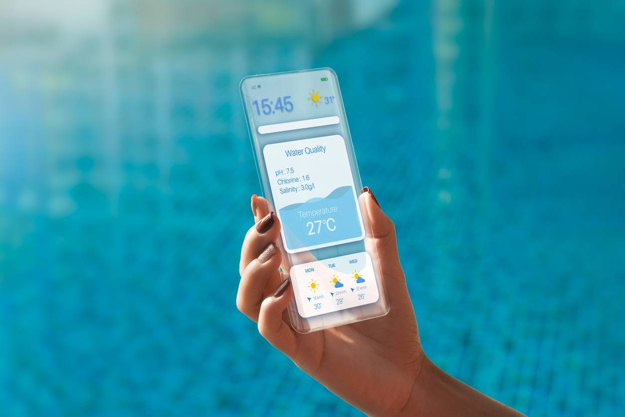 application piscine connectée