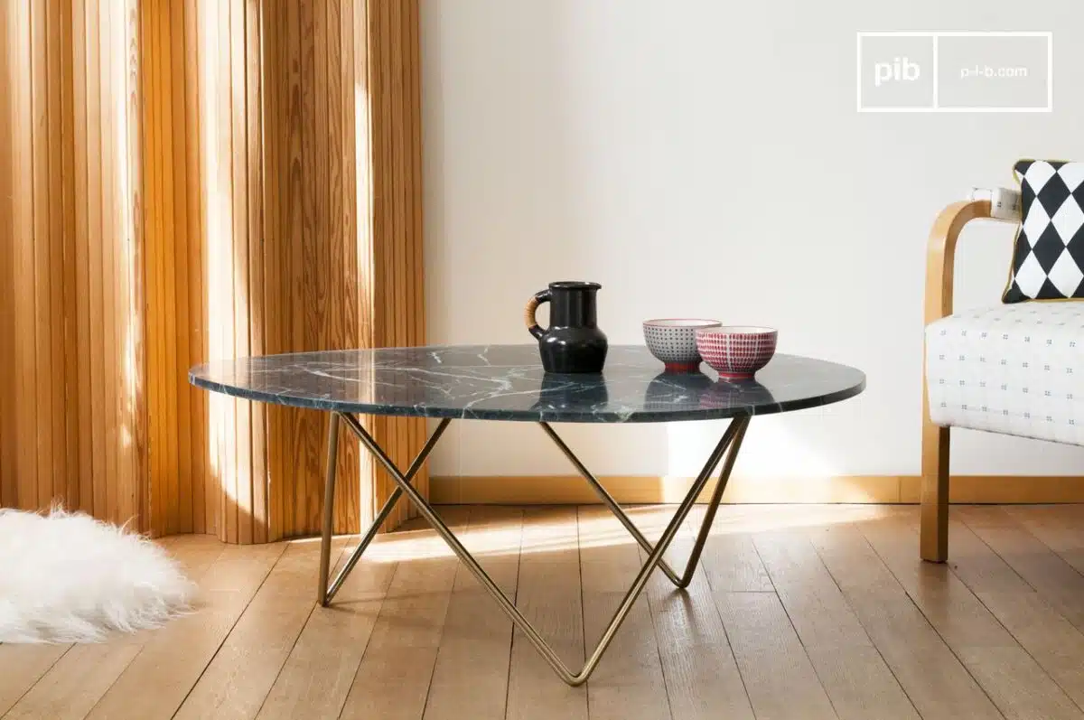 table basse en marbre