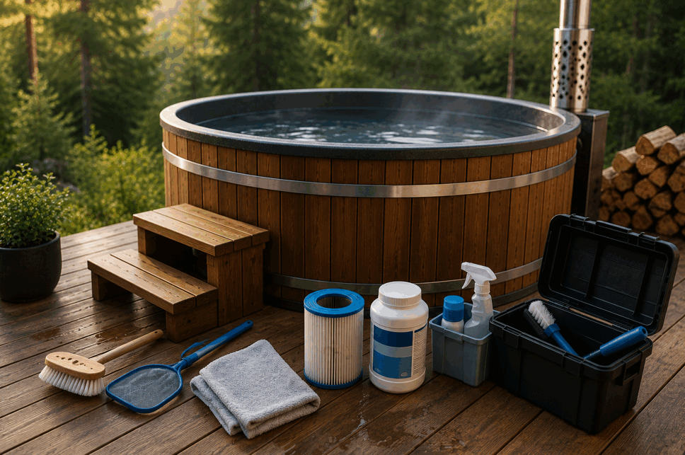 Entretien d'un bain nordique