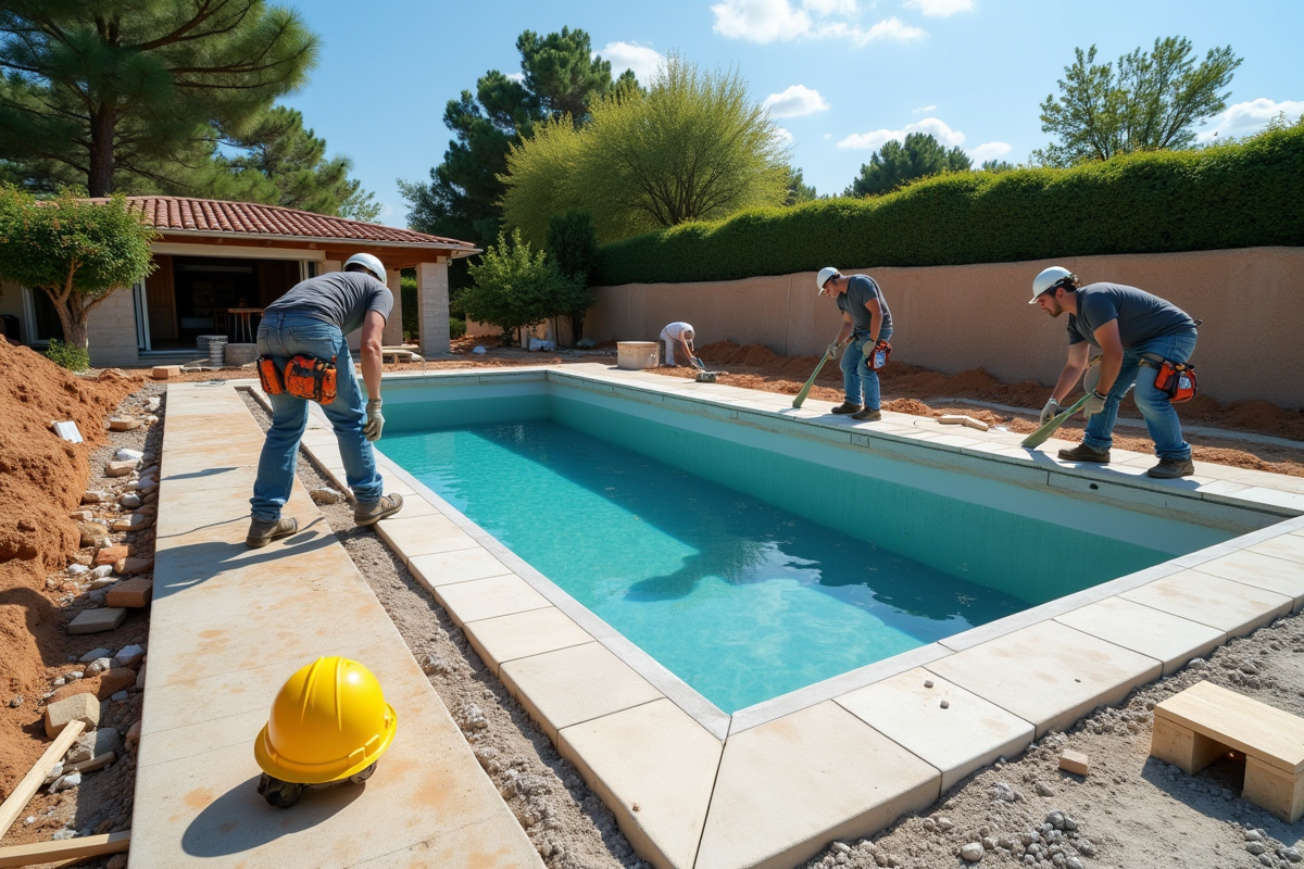 construction piscine